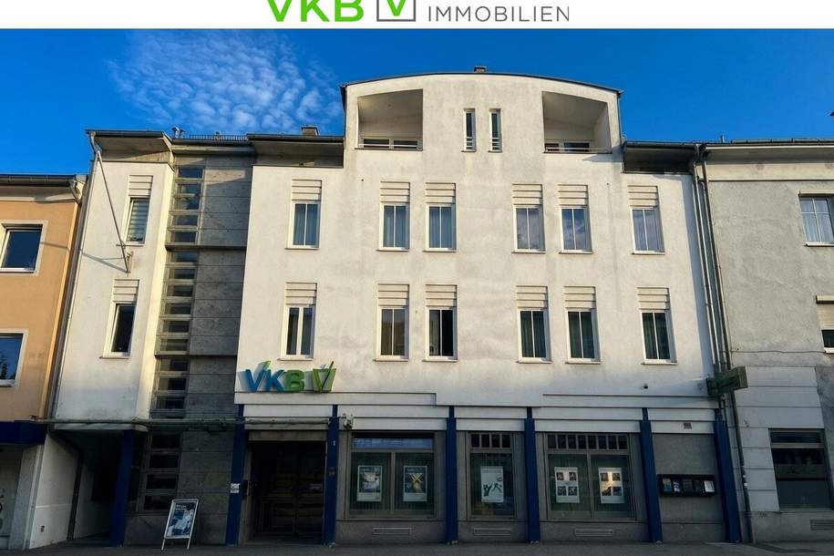 Zinshaus mit Geschäftslokal in zentraler Ortslage von Bad Schallerbach – attraktives Anlageobjekt mit Entwicklungspotenzial!, Gewerbeobjekt-kauf, 1.430.000,€, 4701 Grieskirchen