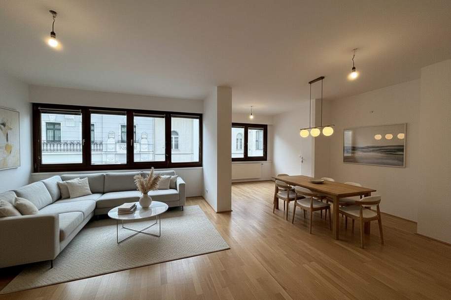 Nähe Stadtpark! 4-Zimmer Wohnung mit 2 Bädern und großer Gemeinschaftsterrasse, 1030!, Wohnung-miete, 2.799,99,€, 1030 Wien 3., Landstraße