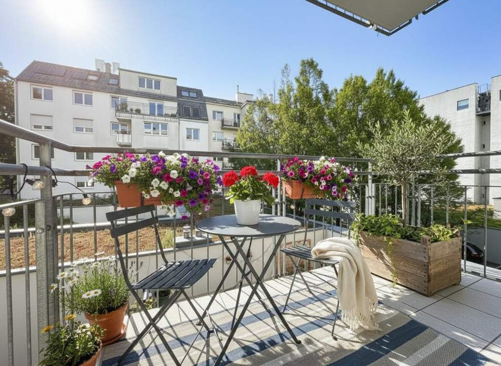 1160! Hübsche 2-Zimmer Wohnung mit Balkon zum Kauf!