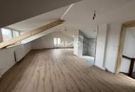 Einfamilienhaus mit Blick über die Dächer von Mistelbach