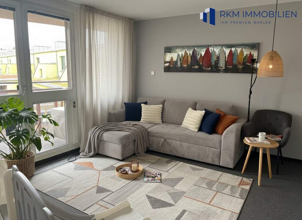 Wunderschöne 3 Zimmer DG-Maisonette Wohnung mit Balkon, Terrasse, Loggia & optionalem Tiefgaragenstellplatz zu mieten – 95m² Wohlfühloase!