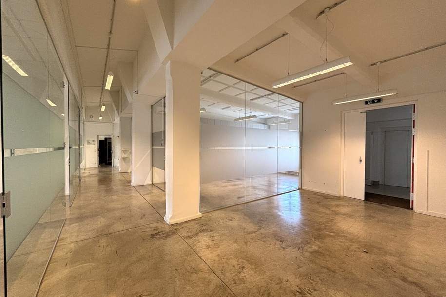 Klimatisiert, Terrasse, Garage, UBahn! Modernes DG Büro mit guter Anbindung in 1120!, Gewerbeobjekt-miete, 5.626,00,€, 1120 Wien 12., Meidling