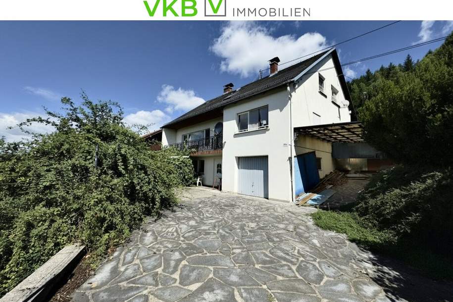 SCHLÜßLBERG | STRAßFELD: Idyllisches Zweifamilienhaus mit großzügigem, sonnigem Garten und beeindruckendem Fernblick!, Haus-kauf, 349.000,€, 4707 Grieskirchen