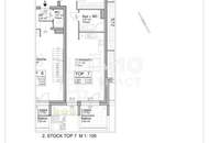 Kleine 2-Zimmer-Balkon-Wohnung. Miete ohne Garage 821 p.m. Schenkendorfgasse78 w7