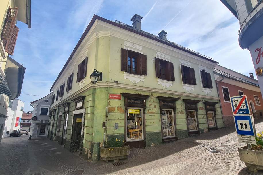 Historische Stadthäuser in Feldkirchen, Haus-kauf, 390.000,€, 9560 Feldkirchen