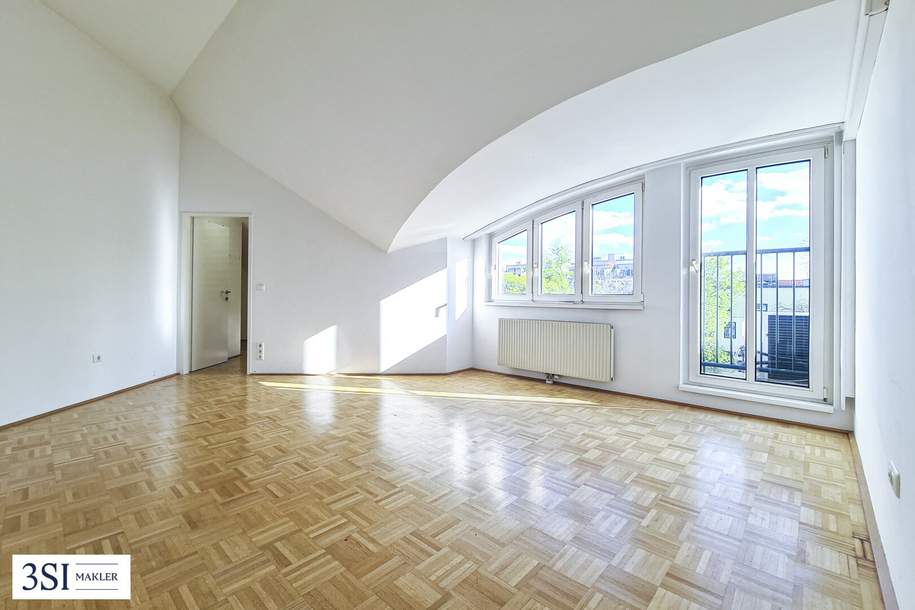 Lichtdurchflutete Dachwohnung mit weitläufigem Grünblick!, Wohnung-kauf, 499.000,€, 1190 Wien 19., Döbling
