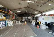 Im Speckgürtel von WienGewerbehalle mit Außenbereich