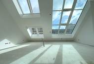 Wohntraum im Dach I perfekt aufgeteilte 3-4 Zimmer I atemberaubendes Wohnzimmer mit Glas-Himmel revitalisierter Stilaltbau I urbane Lage mit bester Infrastruktur!