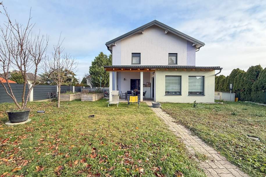 NEUBAU - Haus in Bahnhofsnähe! *Wärmepumpe, Fussbodenheizung, Baujahr 2015 &amp; vieles mehr!*, Haus-kauf, 499.000,€, 2284 Gänserndorf