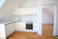 Exklusive 2‑Zimmer‑DG‑Wohnung mit sonniger Hofterrasse und Weitblick über Wien