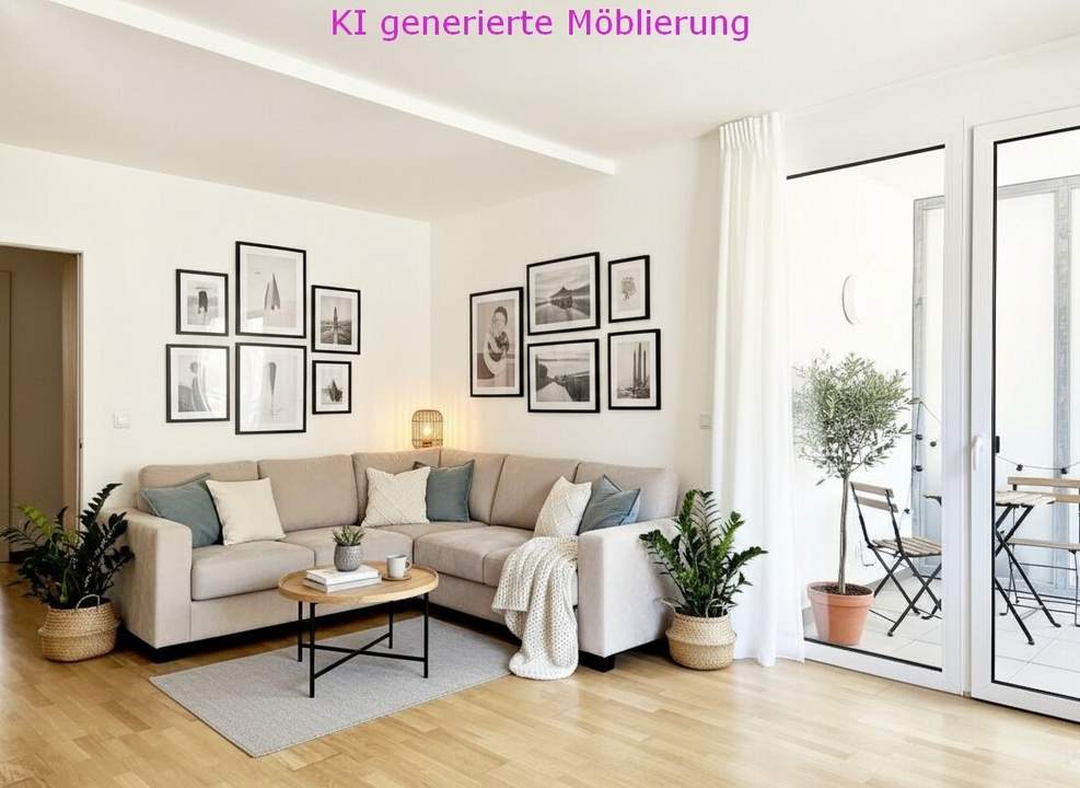 FAST WIE EIN ERSTBEZUG - Ost-West-Ausrichtung - Loggia und Balkon