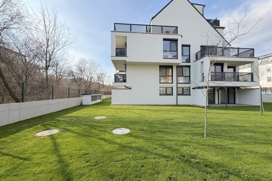 Großzügig wohnen, im Grünen leben – 3 Zimmer mit riesigem Eigengarten, Wohnung-kauf, 629.000,€, 1210 Wien 22., Donaustadt