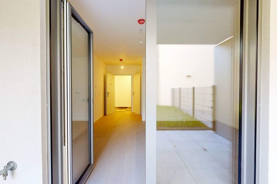 Moderne 1-Zimmer-Gartenwohnung in grüner Oase nahe der Donau! ERSTBEZUG!, Wohnung-kauf, 235.000,€, 1220 Wien 22., Donaustadt