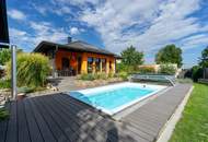 Neuwertiges Luxusrefugium im Weinviertel – Top gepflegter Bungalow mit Pool und Doppelgarage
