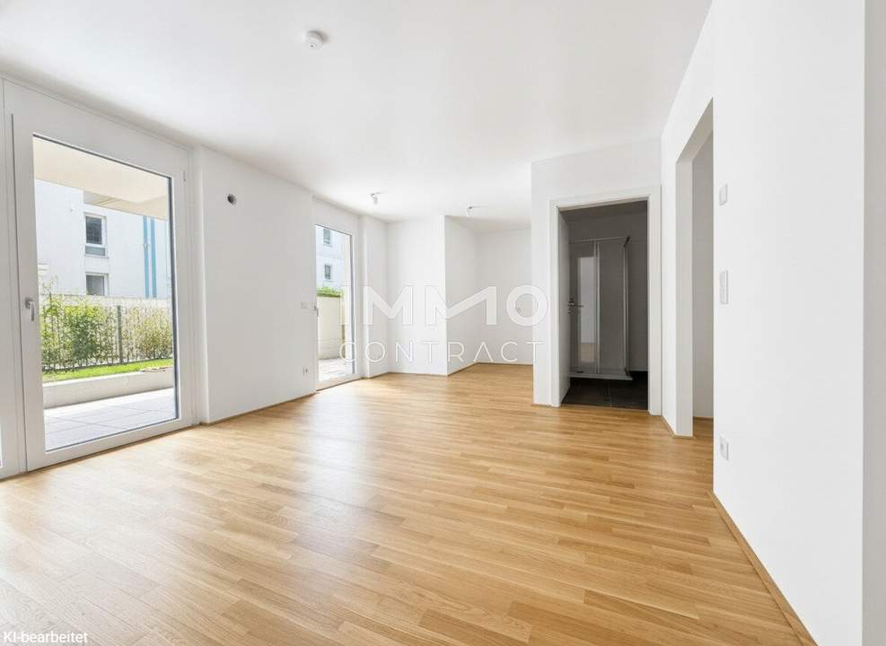 Moderne Gartenwohnung – provisionsfreier Erstbezug nahe Alte Donau & U1