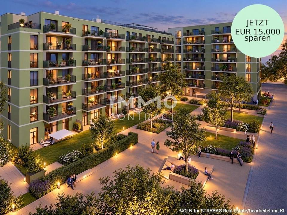 Südseitige Loggia & modernes Projekt: provisionsfreier Neubau-Erstbezug