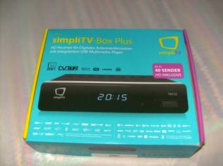 Simply TV - DVB-T2 - HD - Receiver:, 49 €, Marktplatz-Kameras & TV & Multimedia in 4150 Rohrbach-Berg