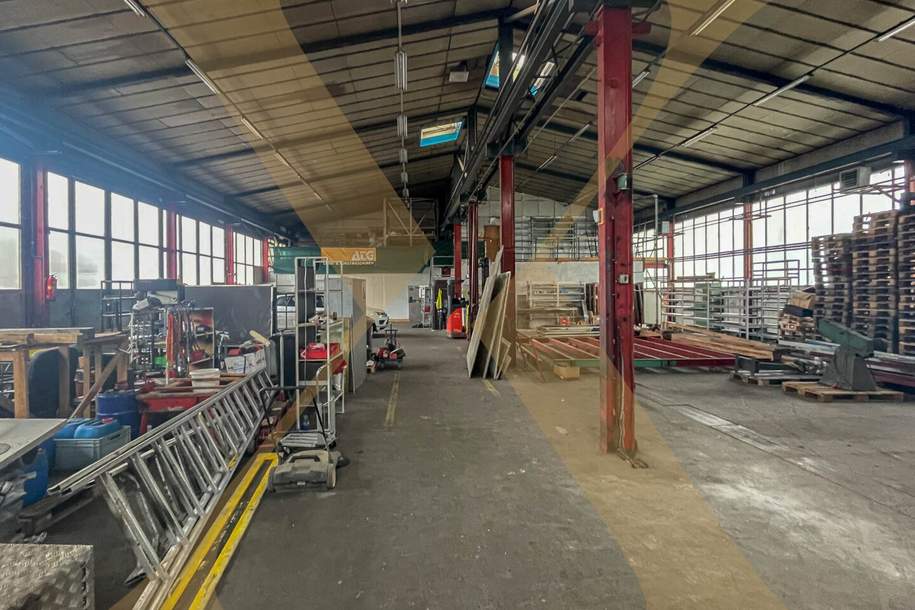Gewerbeliegenschaft mit Lager, Büro &amp; Freiflächen (Widmung B) in Hörsching zu vermieten!, Gewerbeobjekt-miete, 6.610,72,€, 4063 Linz-Land