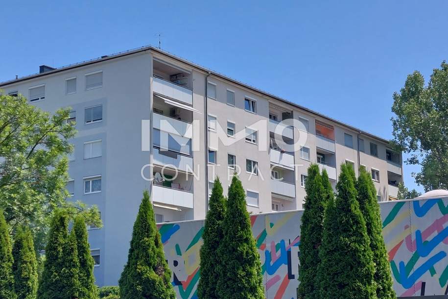 NAHE STADTHALLE: SCHÖNE HELLE 3-ZI. WOHNUNG + WOHNKÜCHE MIT WESTLOGGIA UND PARKPLATZ, Wohnung-kauf, 255.000,€, 8010 Graz(Stadt)