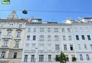 Stilvolle Dachgeschoss-Maisonette mit 3,5 Zimmern, riesiger Terrasse und WG-Eignung nahe U6 Nußdorfer Straße!