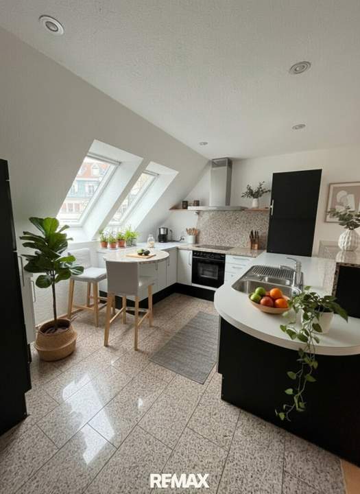 Einzigartige Dachgeschoss-Maisonette mit Terrasse