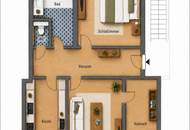 Top-sanierte 3-Zimmer-Wohnung in 1050 Wien – Wohnzimmer, 2 Schlafzimmer &amp; getrennte Küche - Derzeit vermietet