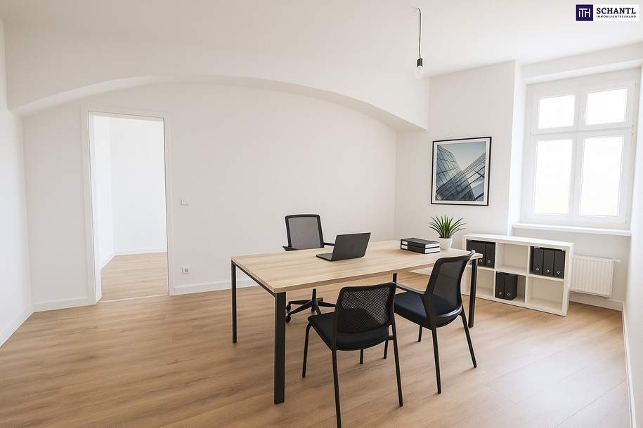 ***Charmantes Bürojuwel im 3. Bezirk nahe Schloss Belvedere – Erstbezug nach Sanierung in einem prunkvollen Altbauhaus***, Gewerbeobjekt-miete, 893,43,€, 1030 Wien 3., Landstraße