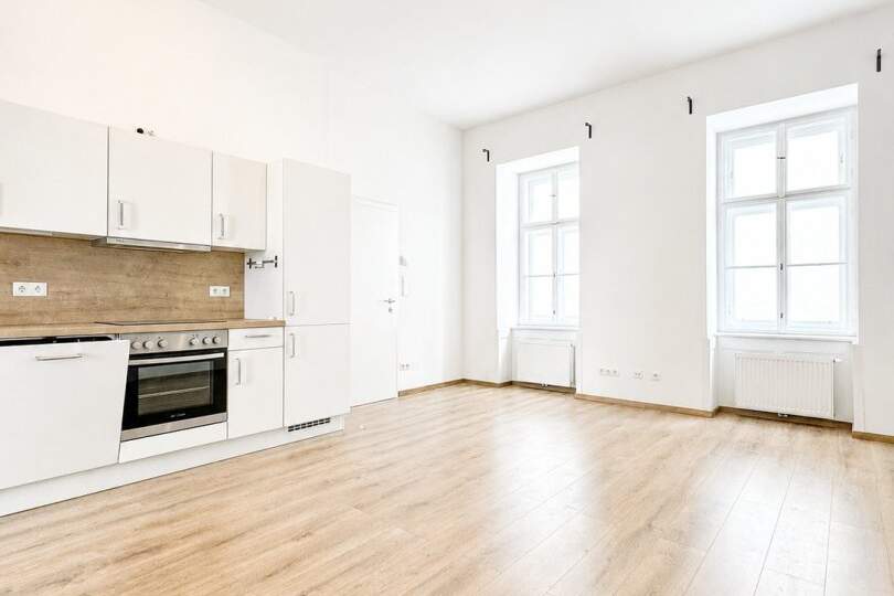 Stilvolle Altbauwohnung in der Josefstadt – 2 Zimmer mit genehmigtem Balkon, Wohnung-kauf, 379.000,€, 1080 Wien 8., Josefstadt