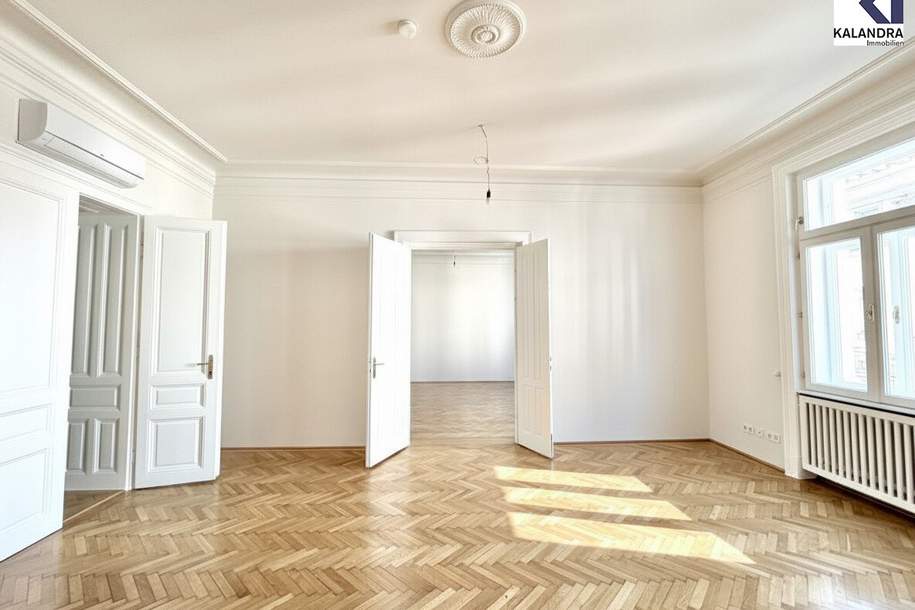 360° TOUR // ERSTBEZUG- REPRÄSENTATIVES ALTBAUBÜRO NAHE ALBERTINA, Gewerbeobjekt-miete, 4.328,65,€, 1010 Wien 1., Innere Stadt