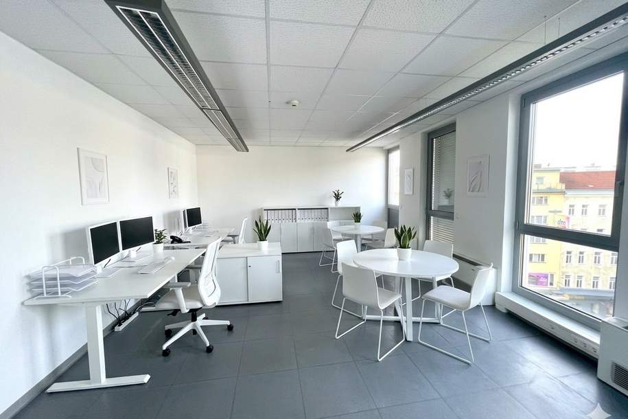 Barrierefreies, modern ausgestattetes Büro direkt bei der U1 Station Reumannplatz zu mieten, Gewerbeobjekt-miete, 3.923,02,€, 1100 Wien 10., Favoriten