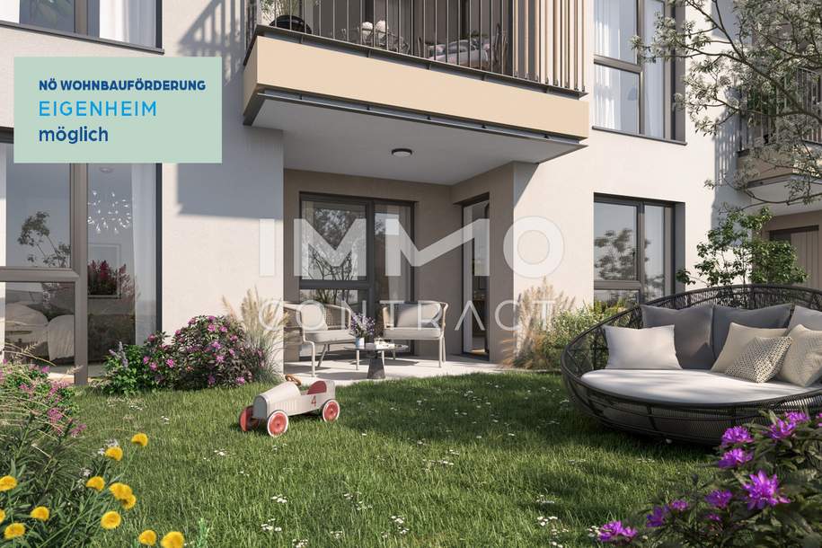 4 Zimmer Gartenwohnung! Erstbezug!, Wohnung-kauf, 325.000,€, 3200 Sankt Pölten(Land)