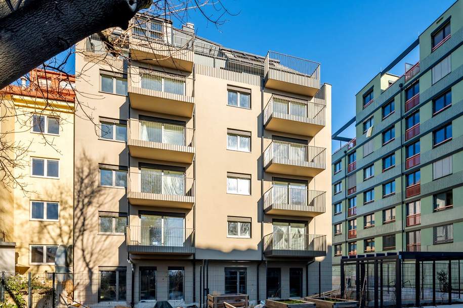 ++NEU++ Premium 2-Zimmer Neubauwohnung mit Terrasse u. Garten (ca. 100m²)! ERSTBEZUG!, Wohnung-kauf, 348.610,€, 1140 Wien 14., Penzing