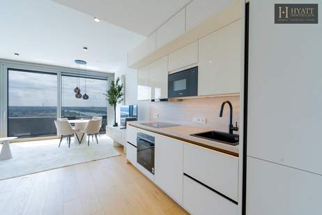Danubeflats – Österreichs höchstes Wohnhochhaus mit atemberaubendem Ausblick, exklusivem Spa und urbanem Luxus direkt an der Neuen Donau, Wohnung-kauf, 1220 Wien 22., Donaustadt
