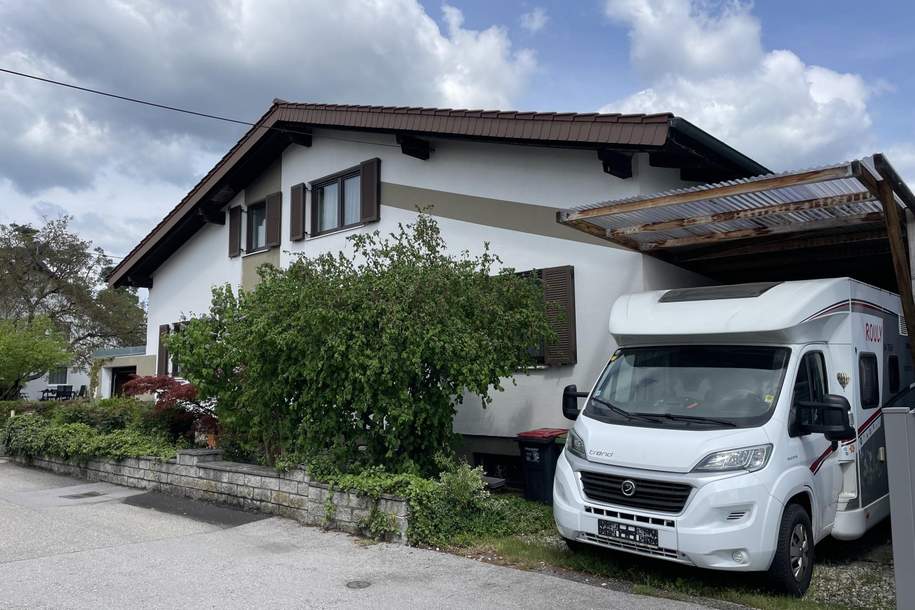 Wohnen in Top-Lage nahe PlusCity – mit Garten, Pool, Keller und Garage! 5 Schlafzimmer, Haus-kauf, 4061 Linz-Land