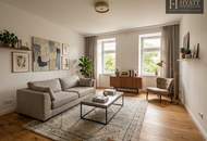 Urban wohnen, überraschend ruhig leben – stilvoll sanierter Altbau mit Lift, Freiflächen und moderner Energietechnik