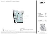 Provisionsfreier Erstbezug: Ostseitige 2-Zimmer-Balkonwohnung in hofseitiger Ruhelage nahe U-Bahn