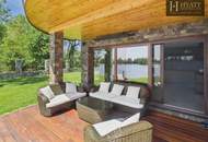 An Exceptional Waterfront Retreat with Private Beach and Unrivaled Privacy