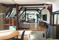 Aussergewöhnliche Loftwohnung im Dachgeschoss für jung gebliebene Künstler, Single, Paare und kleine Familie