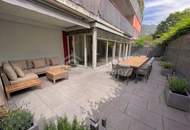 DORNBIRN-Gartenwohnung/Terrassenwohnung, ca. 57 m2 + beheizter, ganzjährig nutzbarer Wintergarten ca. 19 m2, Gesamt-Wohn-NFL ca. 76 m2, Wohnempfinden/Wohlfühl-Atmosphäre wie in einer 3-Zimmer-Wohnung, inkl. 1 TG. + Kellerabteil.