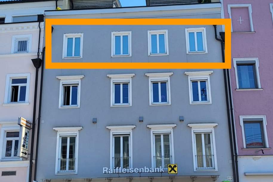 Stadtflair !!! Gepflegte 3-Zimmer-Eigentumswohnung mit Lift - anschauen lohnt sich!, Wohnung-kauf, 269.000,€, 5230 Braunau am Inn