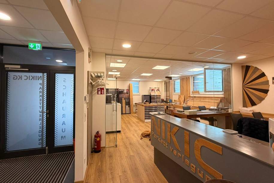 Aßmayergasse - Büro/Geschäftslokal mit großem Lager zu vermieten, Gewerbeobjekt-miete, 3.382,56,€, 1120 Wien 12., Meidling