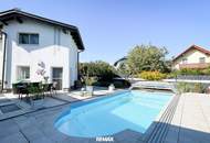 Großes Grundstück mit Pool und wundervoller Ruhe - was will man mehr!