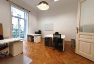 Flexibel anmietbares, möbliertes 2-Zimmer-Altbau-Büro beim WIFI