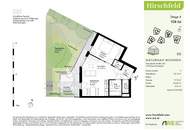 Hirschfeld: 2 Zimmer Wohnung Gartenjuwel! Provisionsfrei und Erstbezug