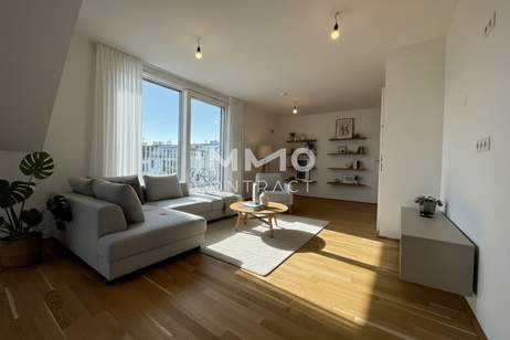 BEIM DONAUUFER: Effizient investieren - Klimatisierter 2-Zimmer-Erstbezug im Dachgeschoss, Wohnung-kauf, 259.500,€, 1210 Wien 21., Floridsdorf