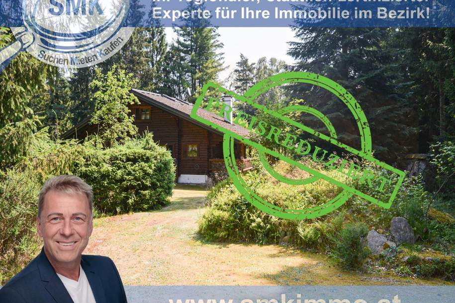 Finnisches Blockhaus-Juwel, ein Leben in absoluter Exklusivität!, Haus-kauf, 559.000,€, 3874 Gmünd