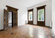 Historische Villa Seutter | sanierungsbedürftige 3 Zimmer-Gartenwohnung mit Atrium in Grünruhelage nähe U-Bahn | 4,40m Raumhöhe