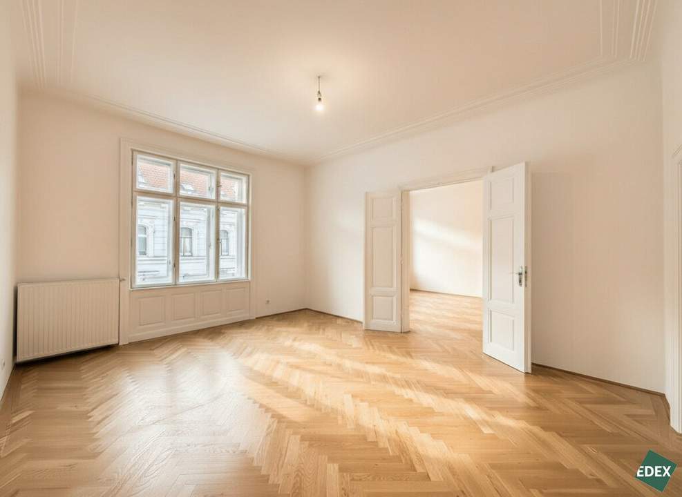 ERSTBEZUG NACH SANIERUNG | Traumhafte 4-Zimmer Altbauwohnung mit zwei Balkonen