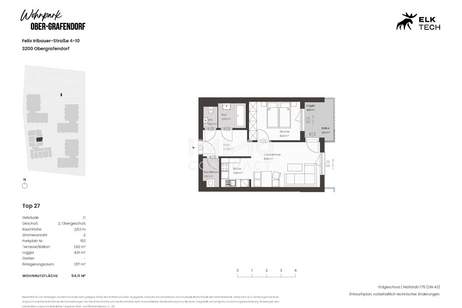 NEUBAU - ANLEGER - Wohnungen (inkl.Mieter), Wohnung-legalform.mietkauf, 187.002,€, 3200 Sankt Pölten(Land)