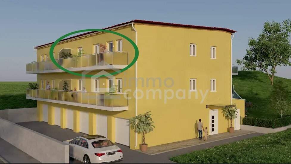 Seniorenwohnungen mit +PLUS+ in wunderbarer Grünruhelage / Top 4 - 2.OG - 71 m² - 3 Zimmer – Balkon - Garage / Bezug 2026